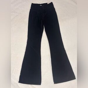 We The Free black High Rise Flare Corduroy Pants Size 26
NWT